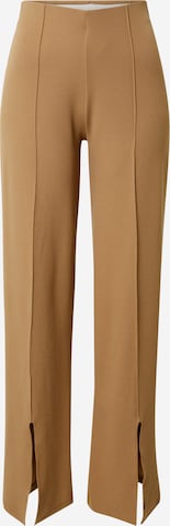 Gina Tricot Loose fit Trousers 'Harper' in Brown: front