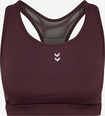 Hummel Sports-BH 'Pulse' i brun: forside