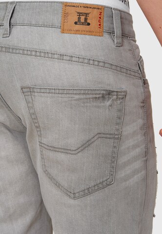 INDICODE JEANS Regular Jeans 'Roberts' in Grijs