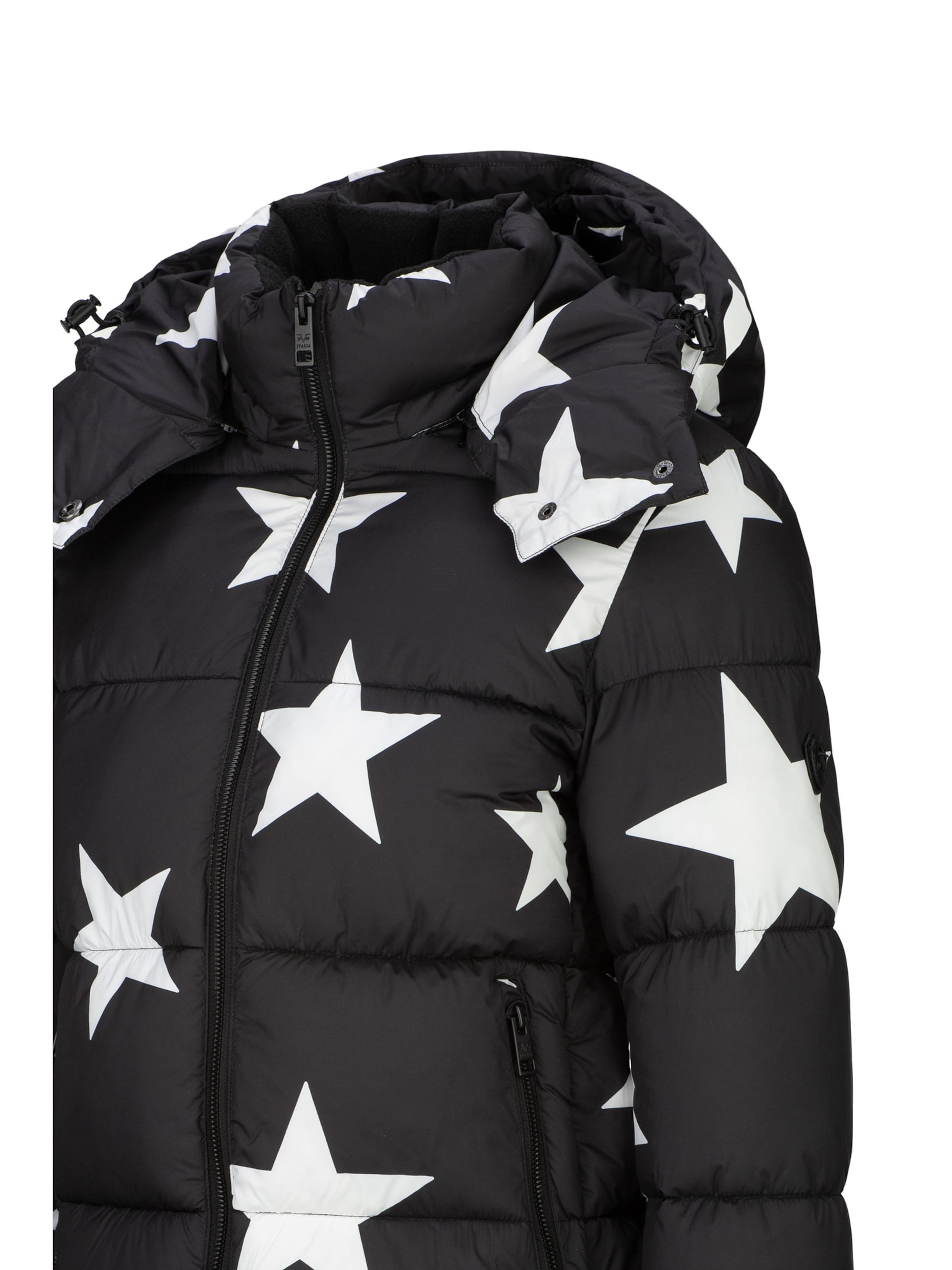 Veste d’hiver 'Grazia Wintersports' 19V69 ITALIA en noir : devant