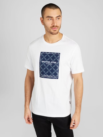 Michael Kors Тениска 'EMPIRE' в бяло: отпред