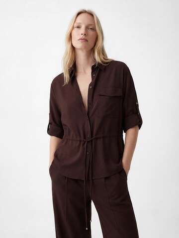 Koton Blouse in Bruin: voorkant