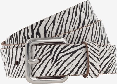 TOM TAILOR DENIM Ceinture en noir / blanc, Vue avec produit