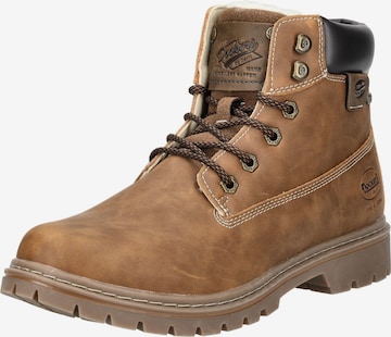 Dockers by Gerli Veterboots in Bruin: voorkant
