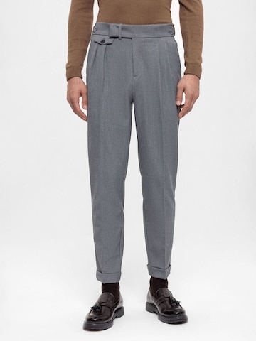 Regular Pantalon à pince Antioch en gris : devant