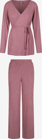 LingaDore Pyjama in Roze: voorkant