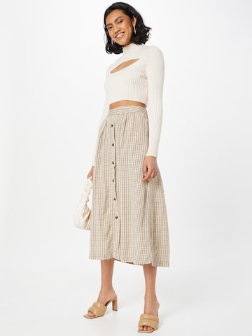 ICHI Skirt in Beige