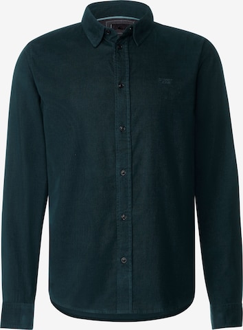 Street One MEN Button Up Shirt in Green: front