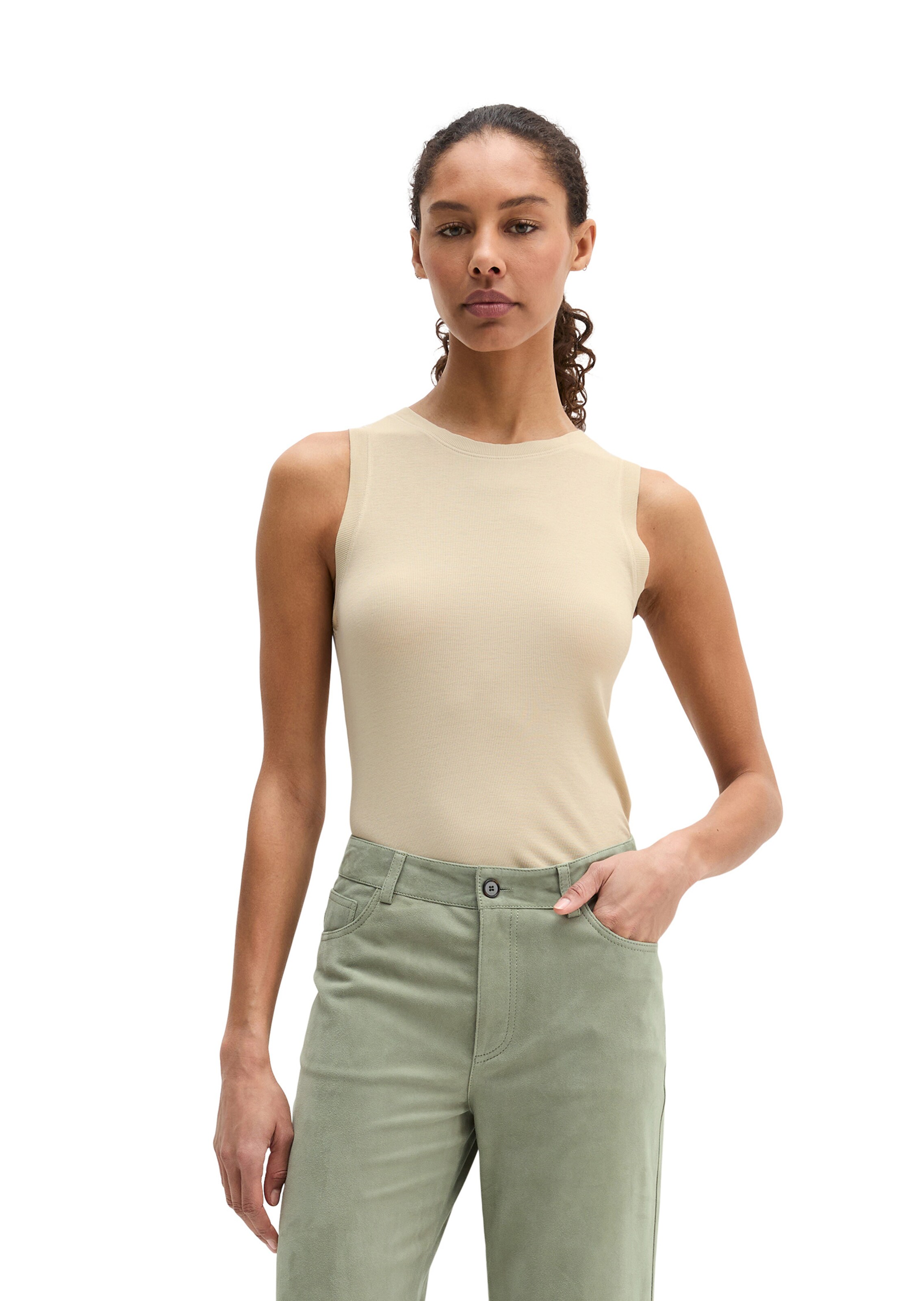 Marc O'Polo Top in Beige: Vorderseite