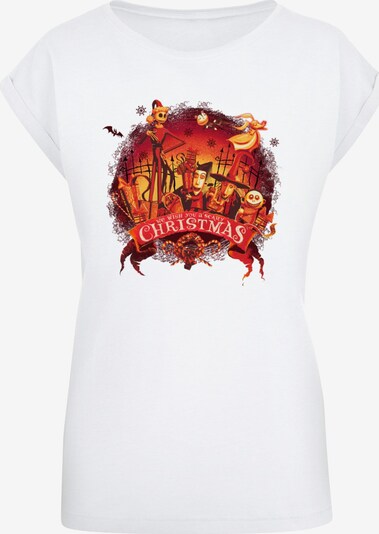 ABSOLUTE CULT T-shirt 'The Nightmare Before Christmas - Scary Christmas' en mélange de couleurs / blanc, Vue avec produit