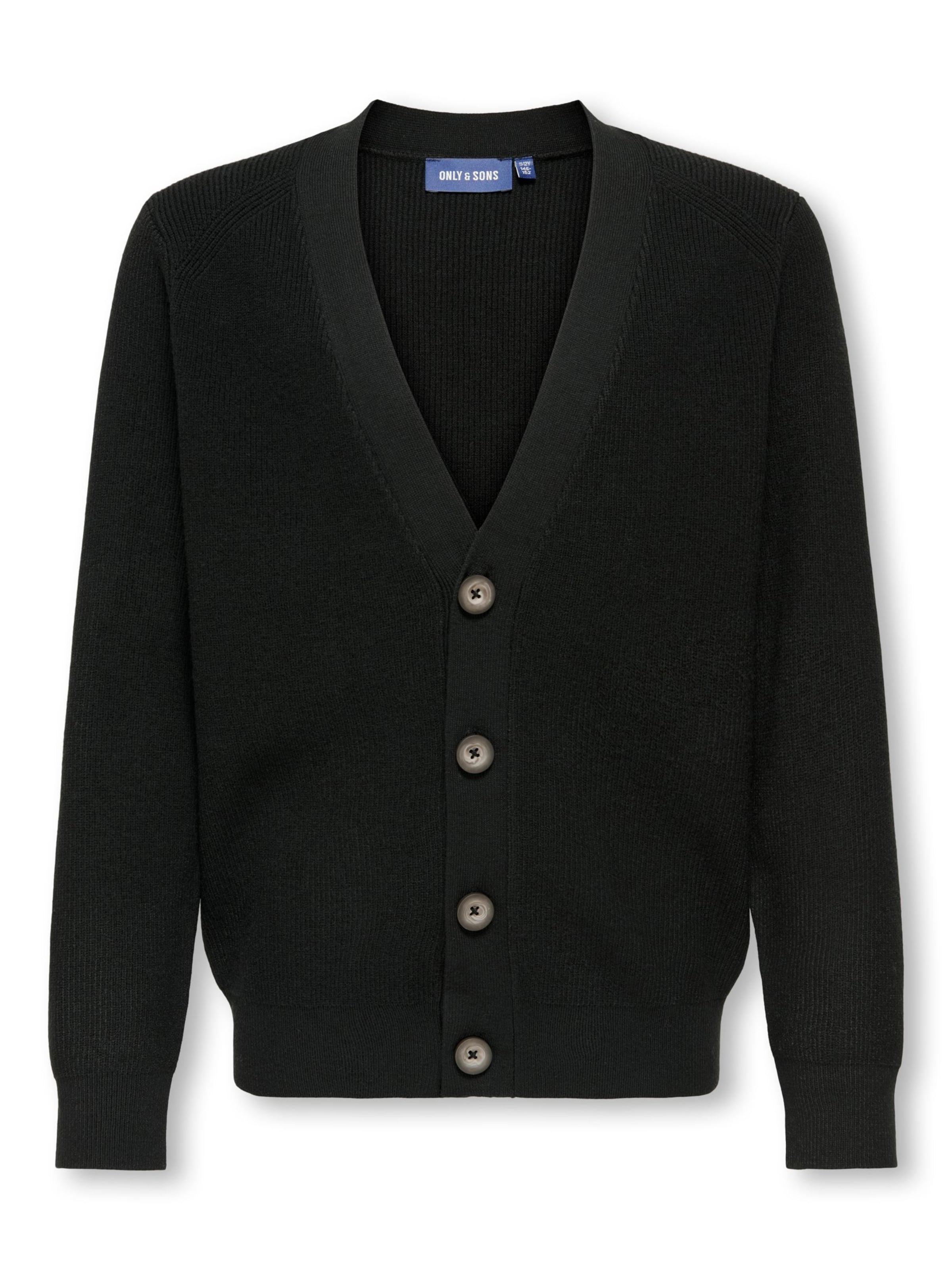 Only & Sons Junior Cardigan 'OSJAlfi' i sort: forside