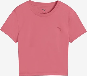 PUMA Функционална тениска 'Puma W Strong Cross Back Tee' в розово: отпред