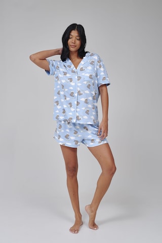 Loungeable Pyjama in Blau