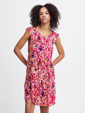 ICHI Letní šaty 'MARRAKECH' – pink: přední strana