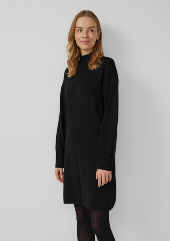 Robes en maille s.Oliver en noir : devant