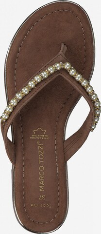 MARCO TOZZI T-bar sandals in Brown