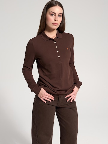 NOWIHT Shirt 'Josephine'‌‌‌‌ in Braun