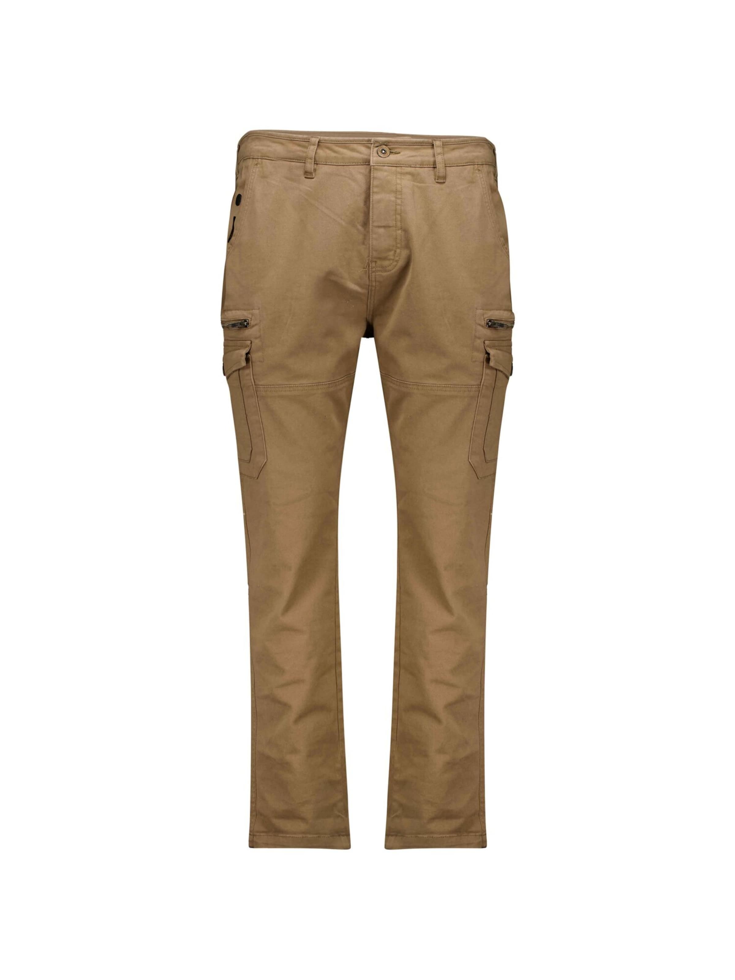 Pantalon 'DANASON' Deeluxe en marron : devant