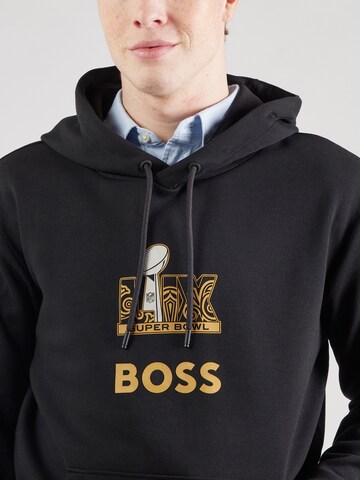 juoda BOSS Megztinis be užsegimo 'Warner_NFL'