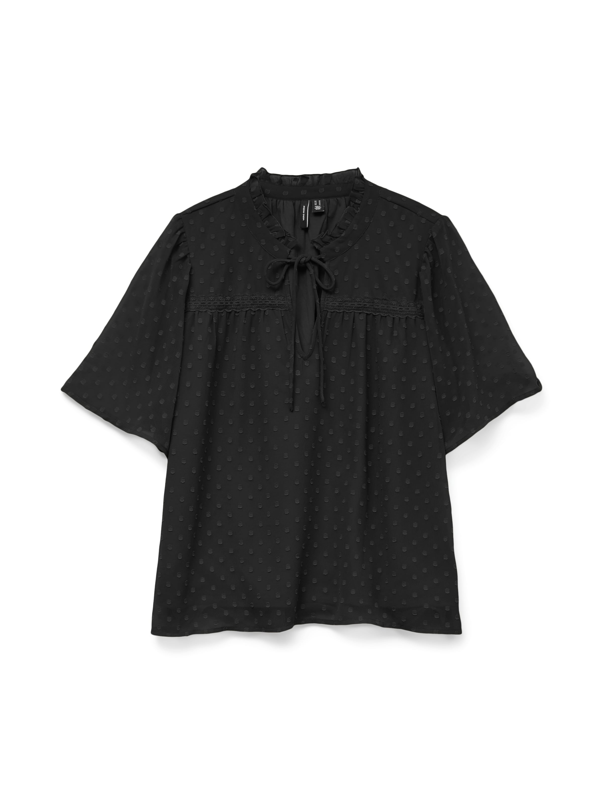 VERO MODA Blouse 'VMLeah' in Black: front
