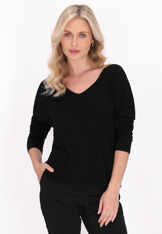 usha BLACK LABEL Sweater in Black: front