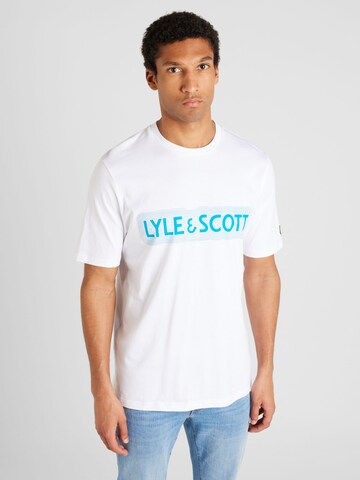 Lyle & Scott Koszulka w kolorze biały: przód