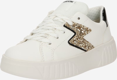 GEOX Sneakers 'MIKIROSHI' i guld / sort / hvid, Produktvisning