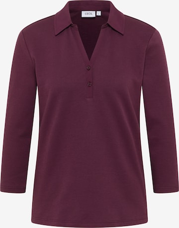 CECIL Poloshirt in Rot: Vorderseite