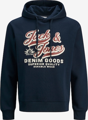JACK & JONES Свитшот 'Logo' в Синий: спереди
