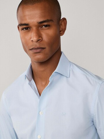 Hackett London Slim fit Button Up Shirt in Blue