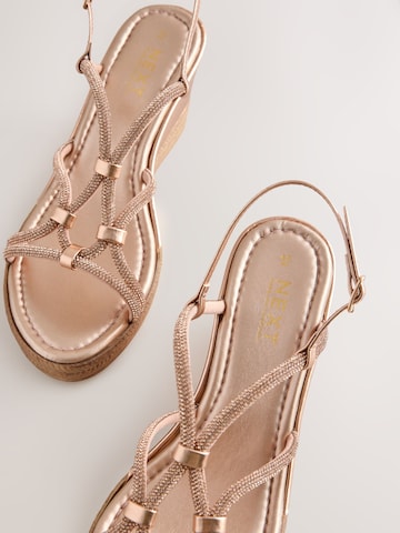 Next Sandalen met riem 'Forever Comfort' in Goud