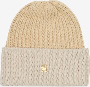 TOMMY HILFIGER Beanie 'Limitless Chic' in Beige: front