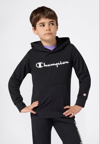 Champion Authentic Athletic Apparel Sweatshirt in Black: front