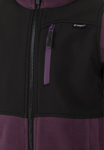 ZigZag Fleece Jacket 'Carson' in Purple