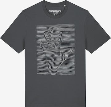 Maglietta di Watapparel in grigio: frontale
