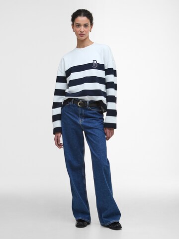 Barbour Sweatshirt 'Faye' in White