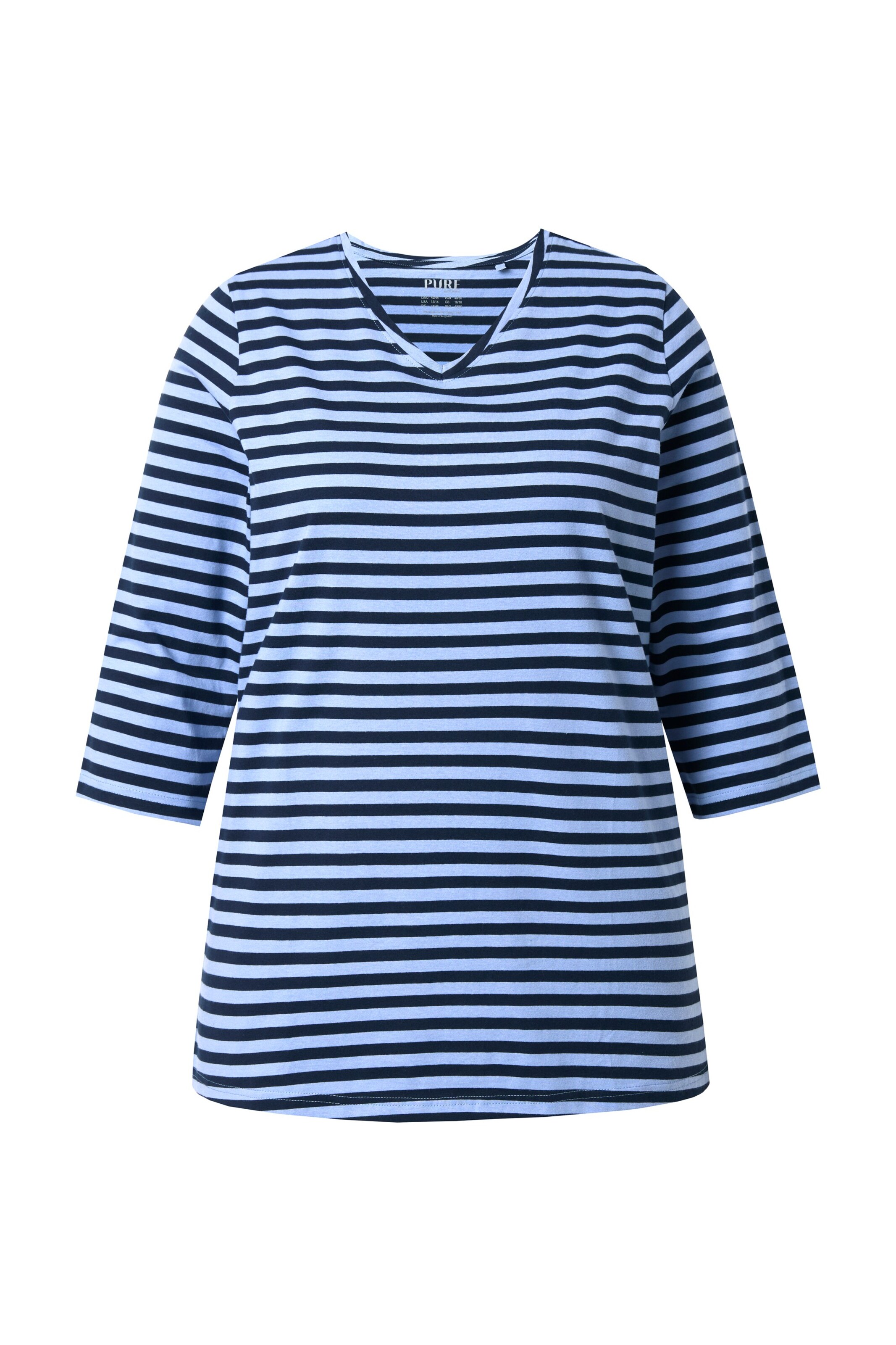 Ulla Popken Shirt in Blau: Vorderseite