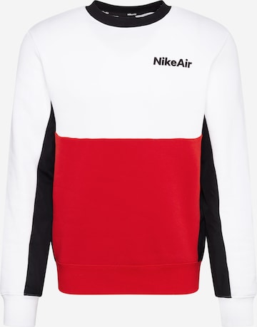 Nike Sportswear Klasický střih Mikina – bílá: přední strana