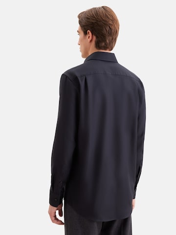 SEIDENSTICKER Regular fit Business shirt in Black