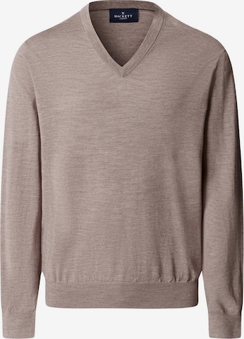 Pull-over Hackett London en beige : devant