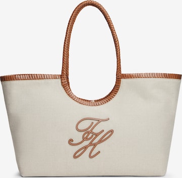 smėlio TOMMY HILFIGER Pirkinių krepšys: priekis