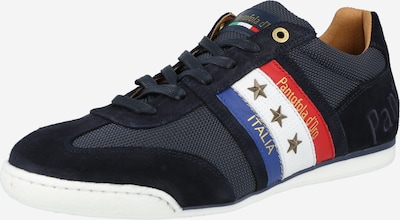 PANTOFOLA D'ORO Baskets basses 'Imola' en bleu roi / bleu foncé / or / rouge / blanc, Vue avec produit