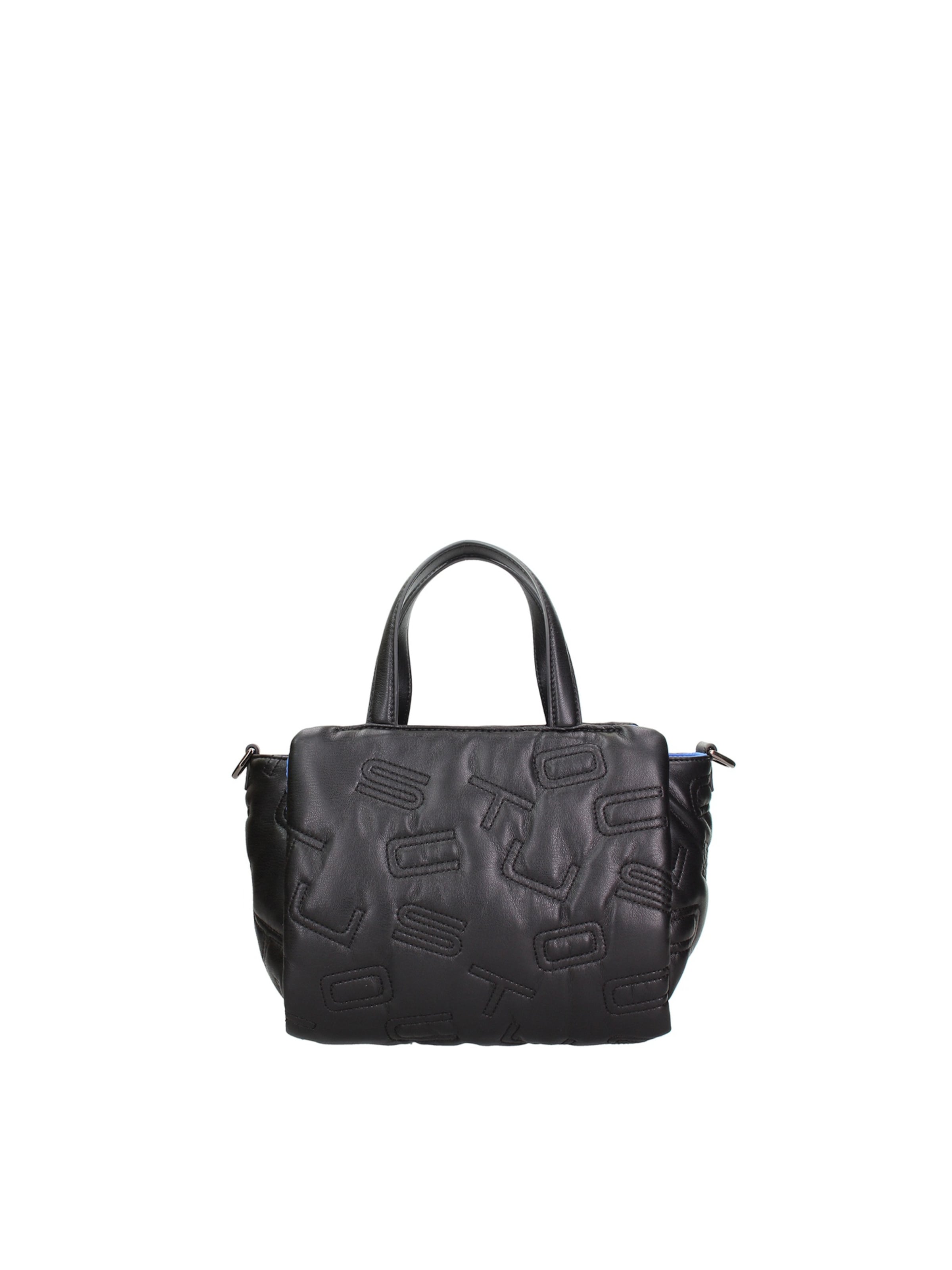 Borsa a mano di Custo Barcelona in nero: frontale