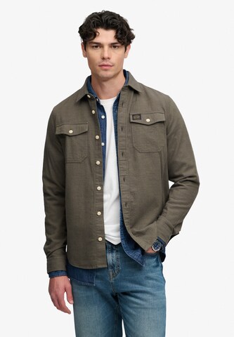 Fit confort Chemise Superdry & Co en vert : devant