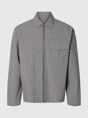SELECTED Regular Fit Jacke in Grau: Vorderseite
