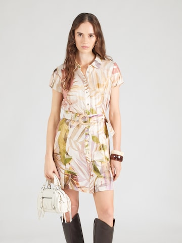 GUESS Shirt Dress 'JAMIE' in Beige: front