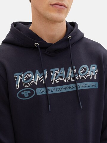 Sweat-shirt TOM TAILOR en bleu