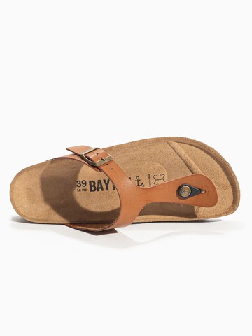 Bayton T-Bar Sandals 'MELIA' in Brown