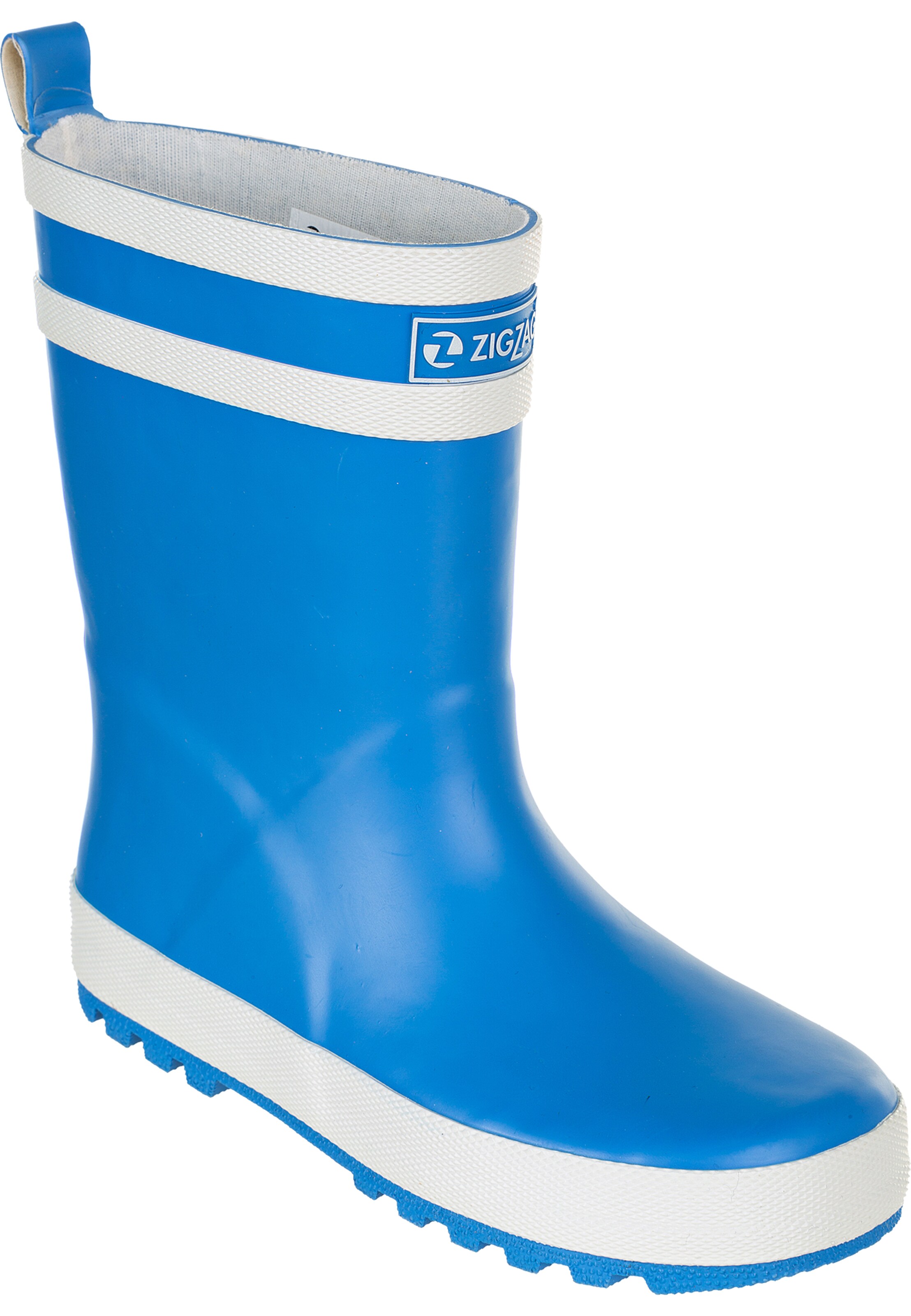 ZigZag Gummistiefel in Blau: Vorderseite