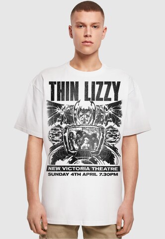 T-Shirt 'Thin Lizzy - New Victoria Theatre' Merchcode en blanc : devant